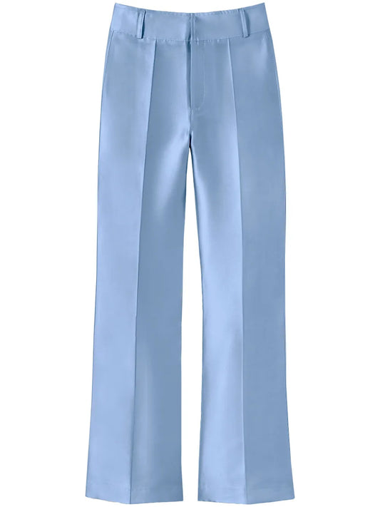 Yoshi Pressed-Crease Trousers