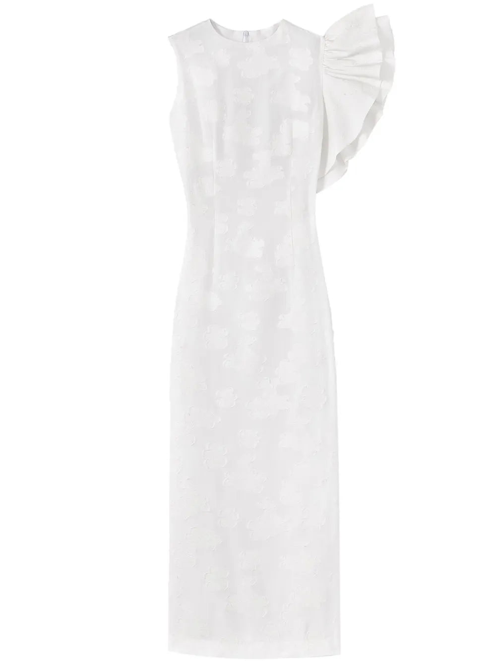 Franz Ruffle-Detailing Dress