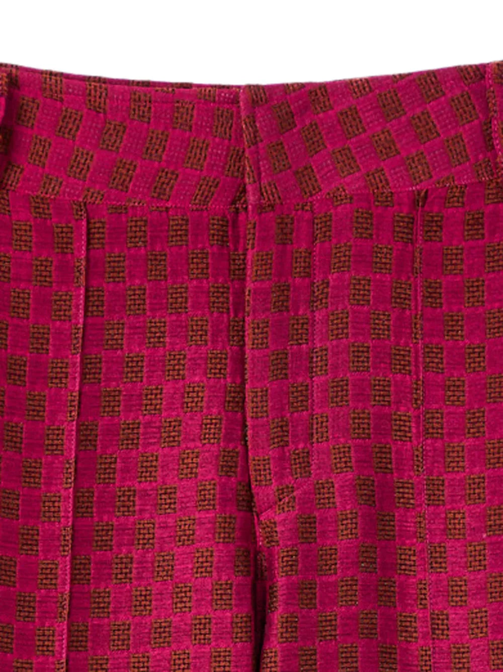 Yoshismart Jacquard Cropped Trousers