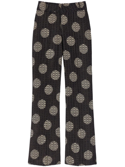 Yoshismart Jacquard Cropped Trousers