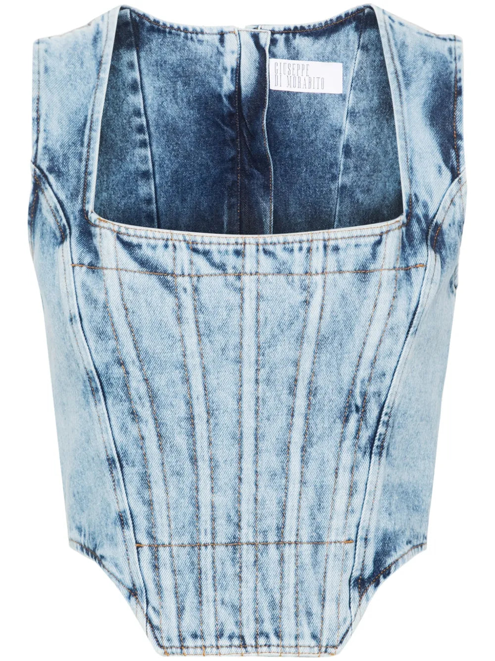 Denim Corset Top