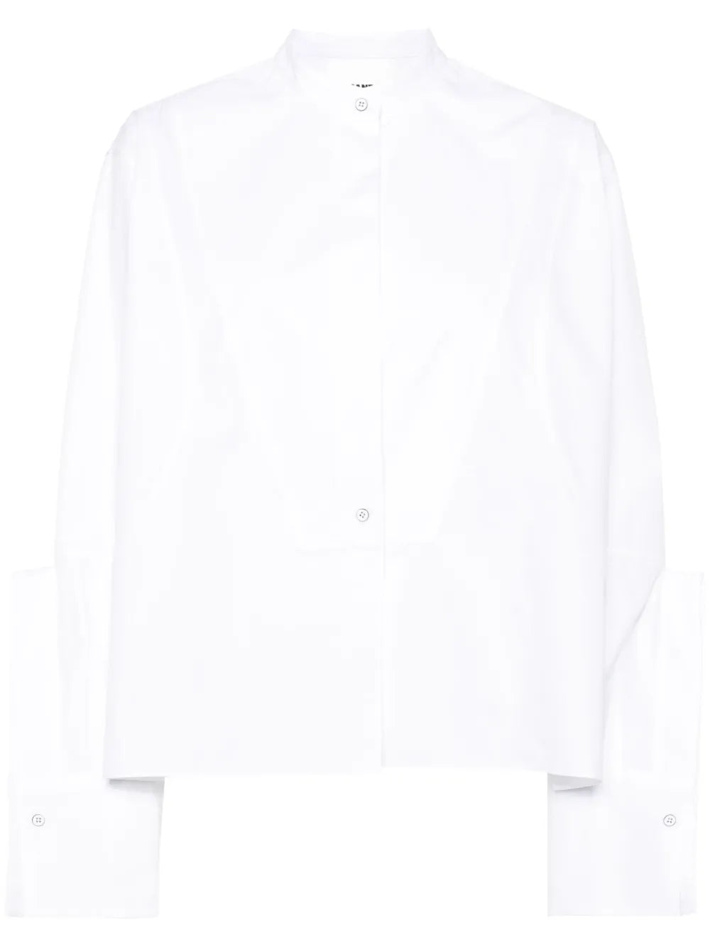 Cropped Cotton Poplin Shirt