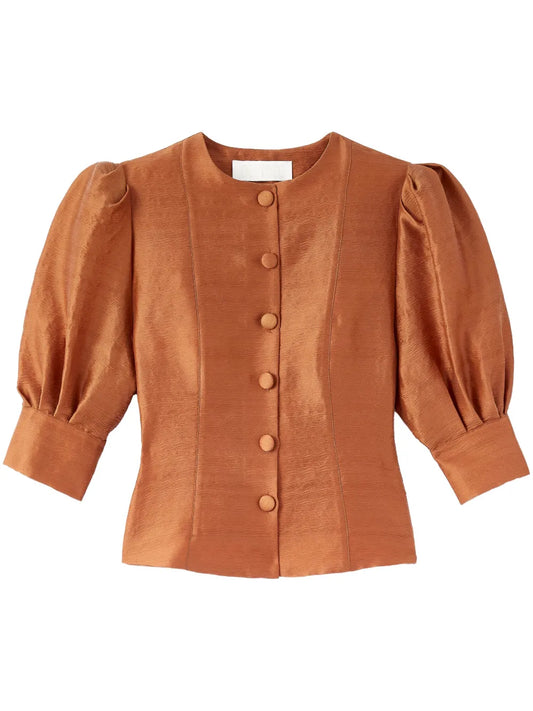 Jasper Plissé Blouse