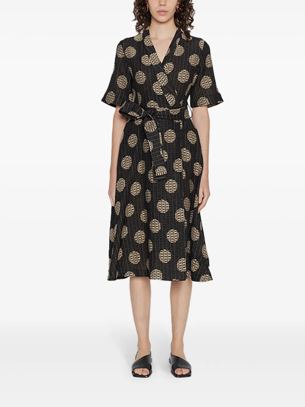 Lee Polka-Dot Midi Dress