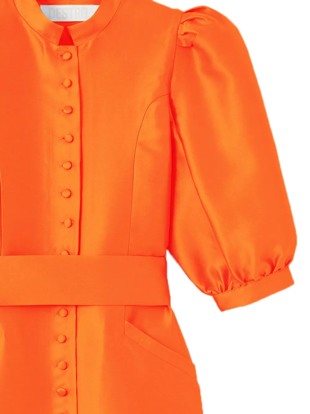 Amoako Satin-Finish Dress