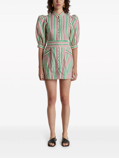 Amoako Stripe-Print Dress