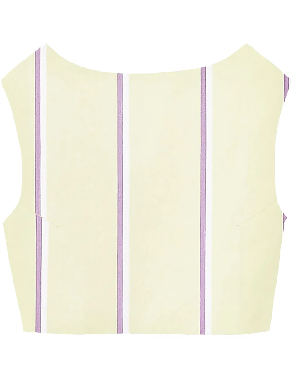 Richard Striped Cropped Top