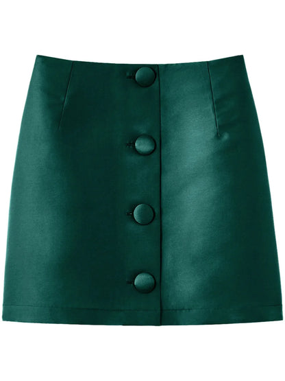 Lucio Button-Up Skirt