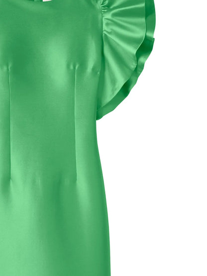 Franz Ruffled-Detail Midi Dress