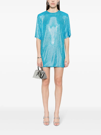 Crystal-Embellished T-Shirt Dress