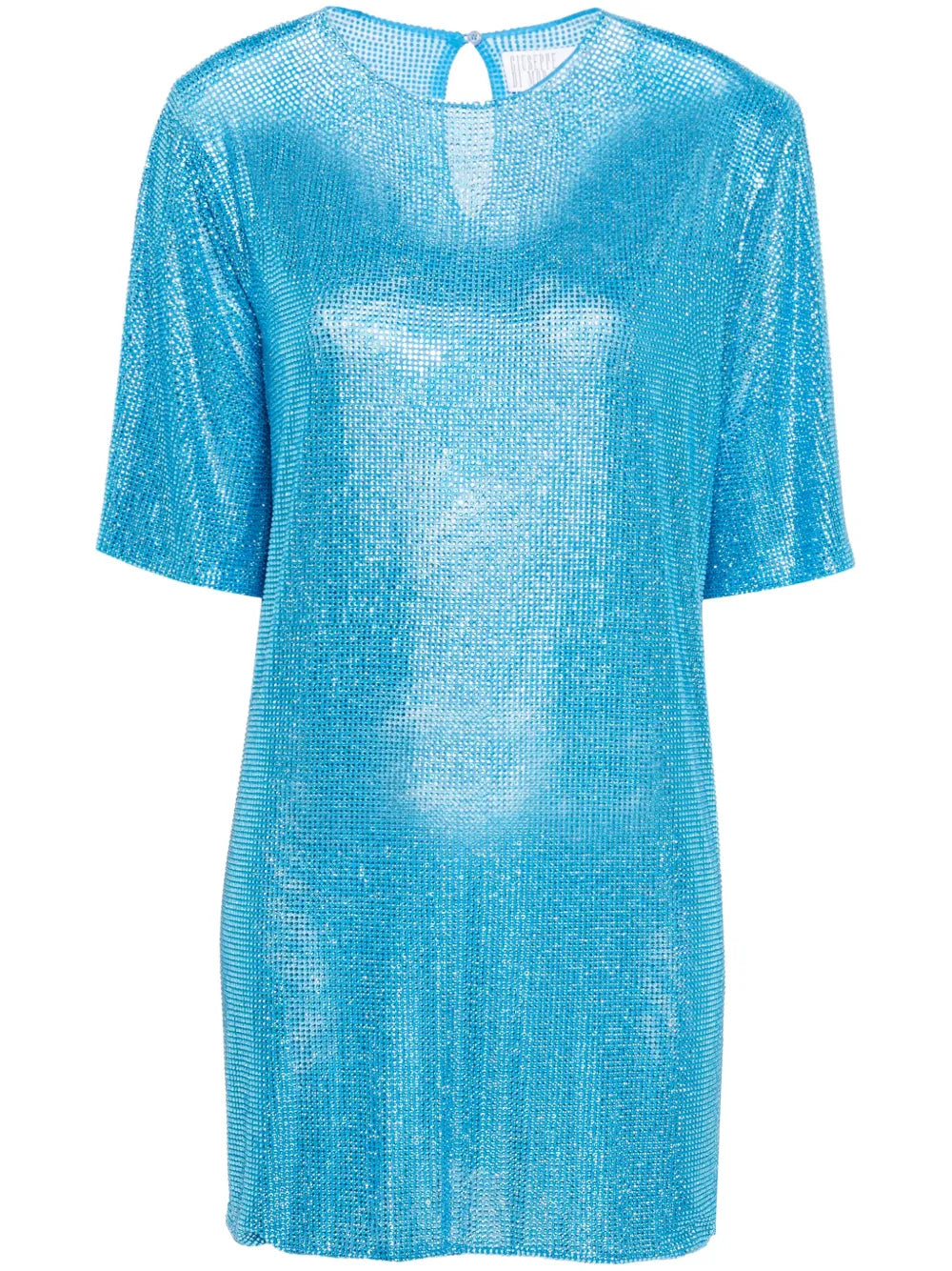 Crystal-Embellished T-Shirt Dress