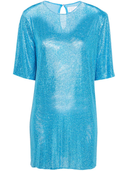 Crystal-Embellished T-Shirt Dress
