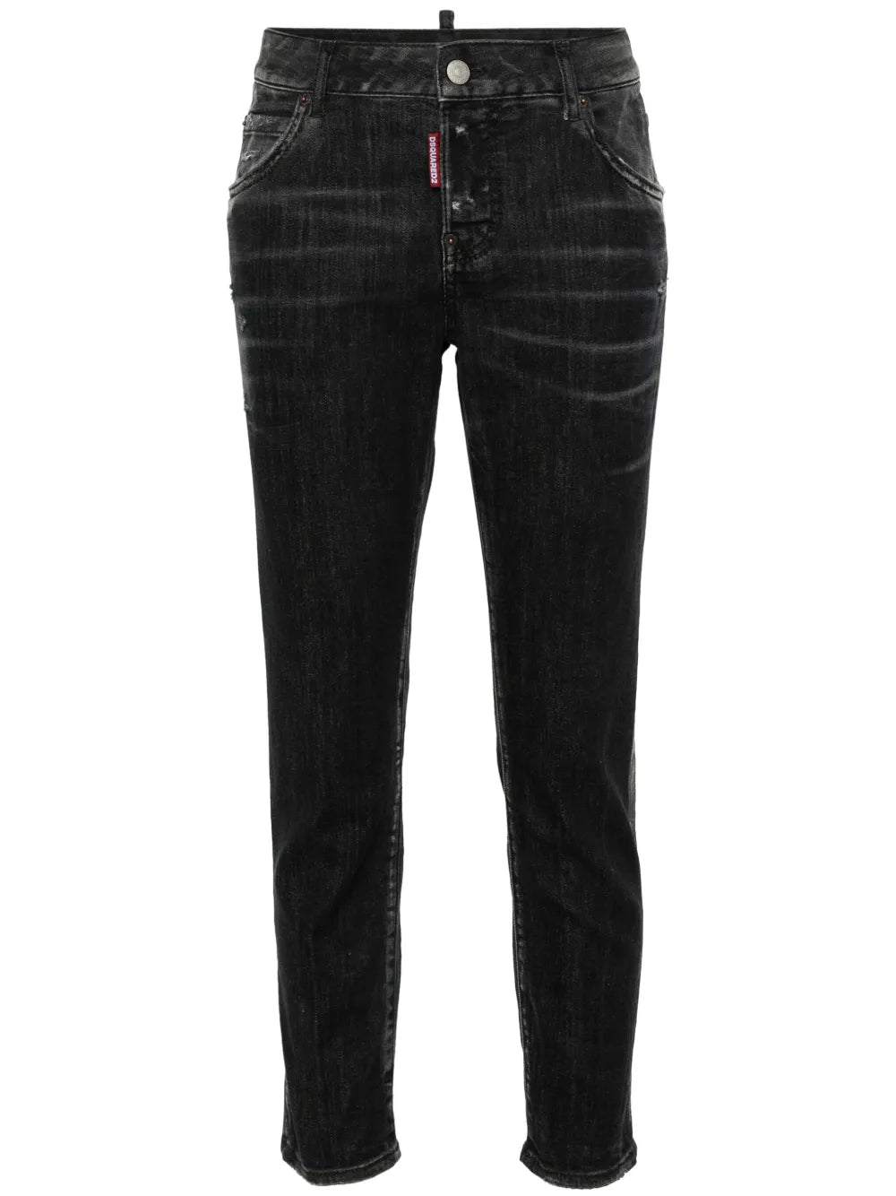 Cool Girl Low-Rise Cropped Jeans