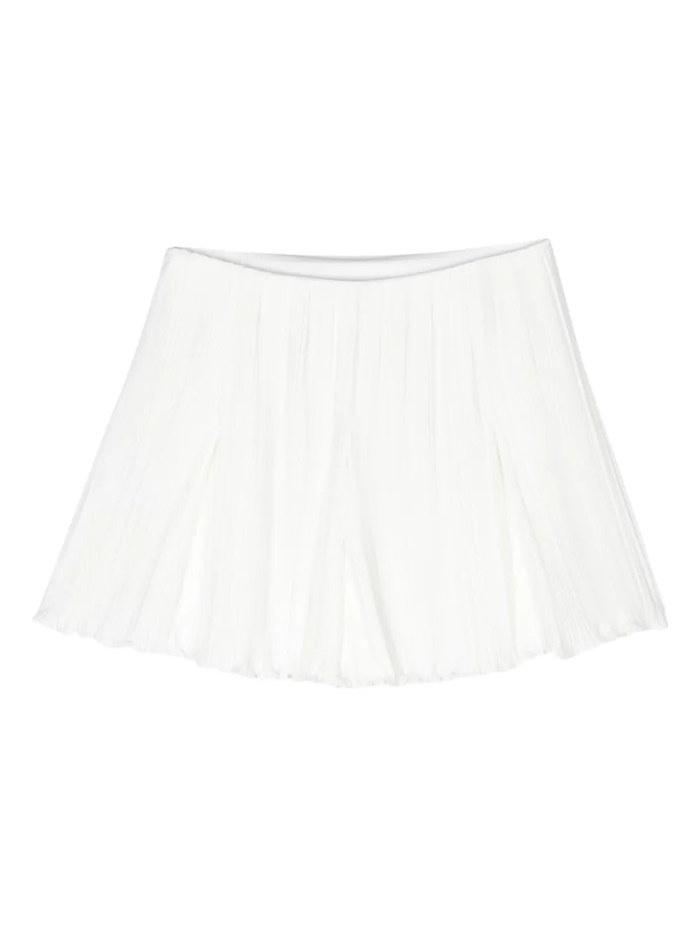 Pleated High-Waisted Shorts