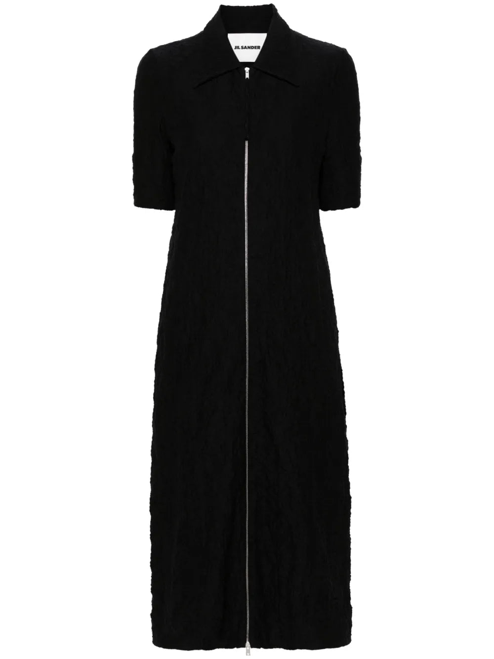 Textured Mid-Length Dress