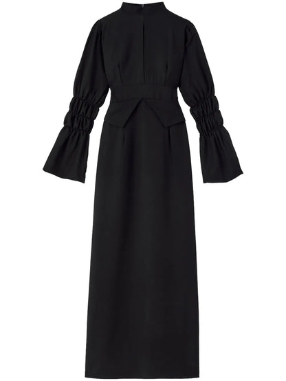 Keith Ruched-Sleeve Dress