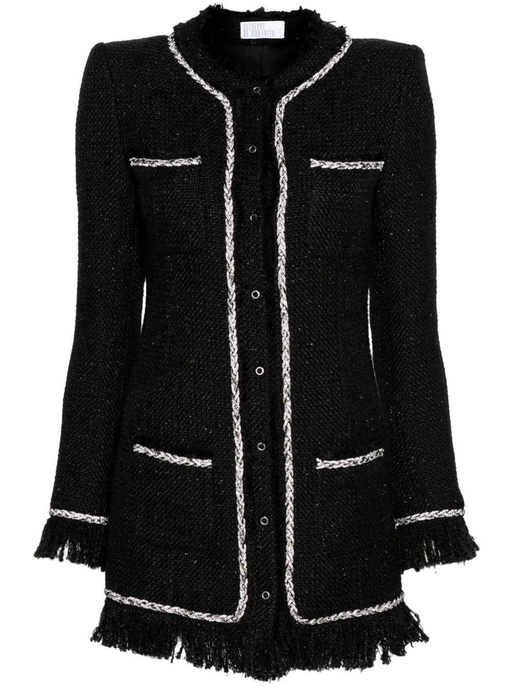 Single-Breasted Tweed Jacket