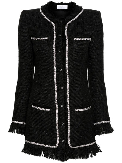 Single-Breasted Tweed Jacket