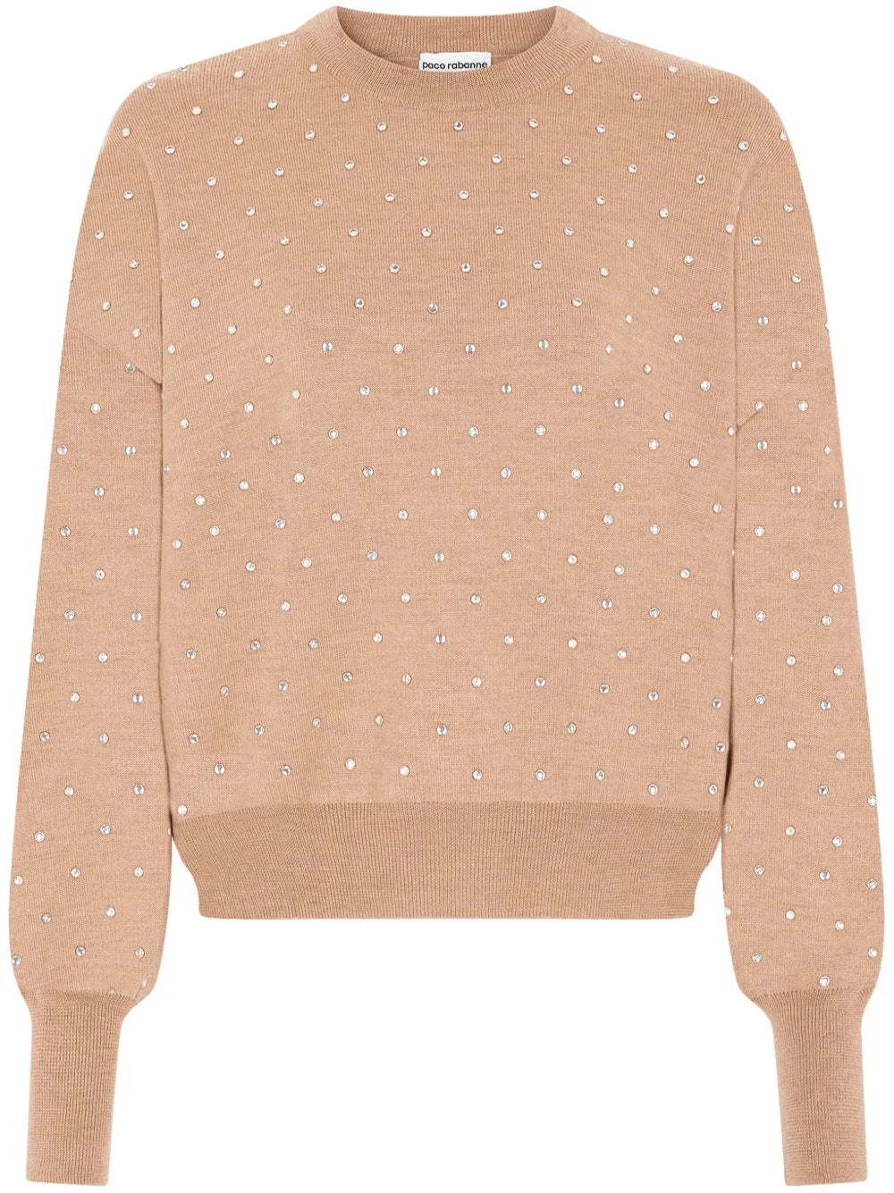 Crystal-Embellished Wool Jumper