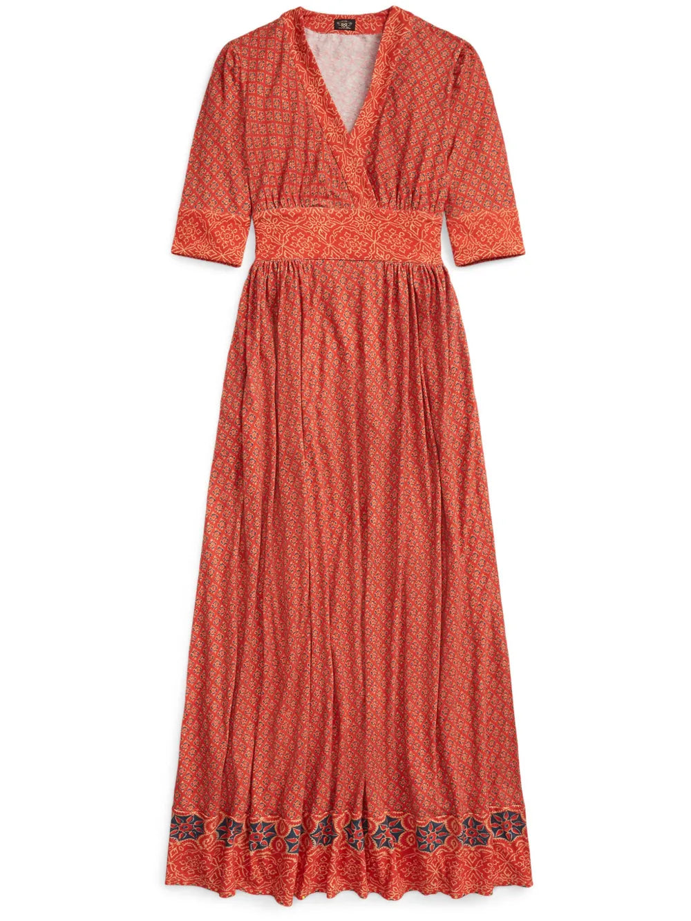 Graphic-Print Maxi Dress