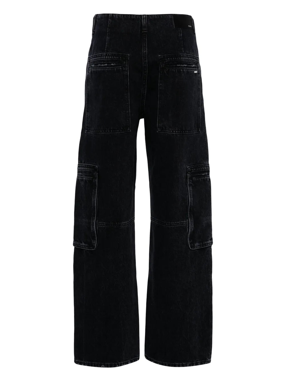 Faded-Effect Cargo Trousers