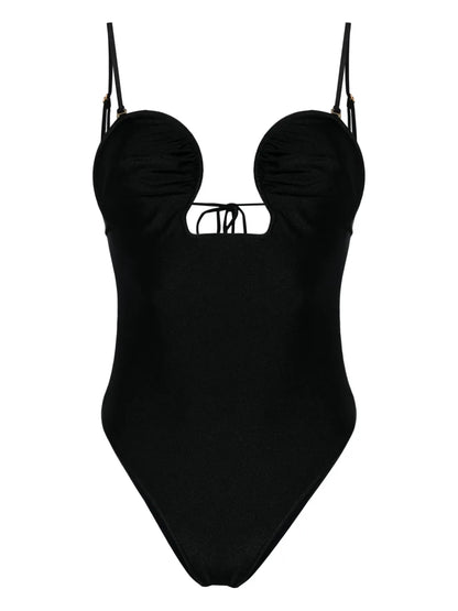 Celia Wired-Neckline Swimsuit
