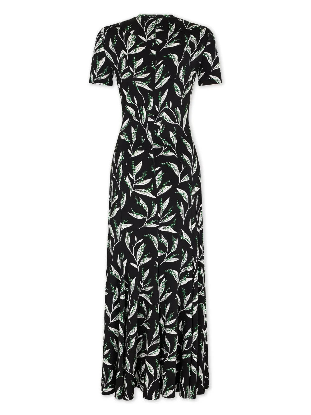 Floral-Print Short-Sleeve Dress