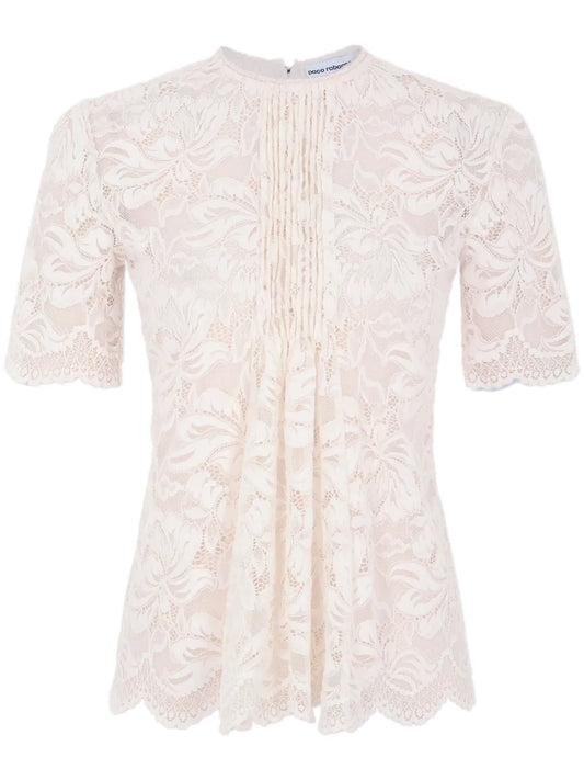 Lace-Detail T-Shirt