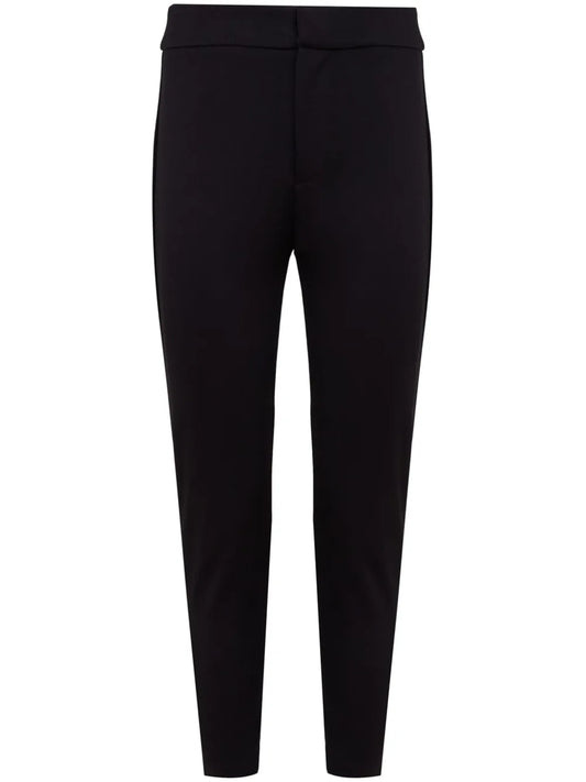 High-Waisted Slim-Fit Capri Pants
