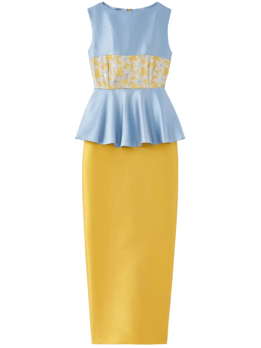 Cy Peplum-Waist Midi Dress
