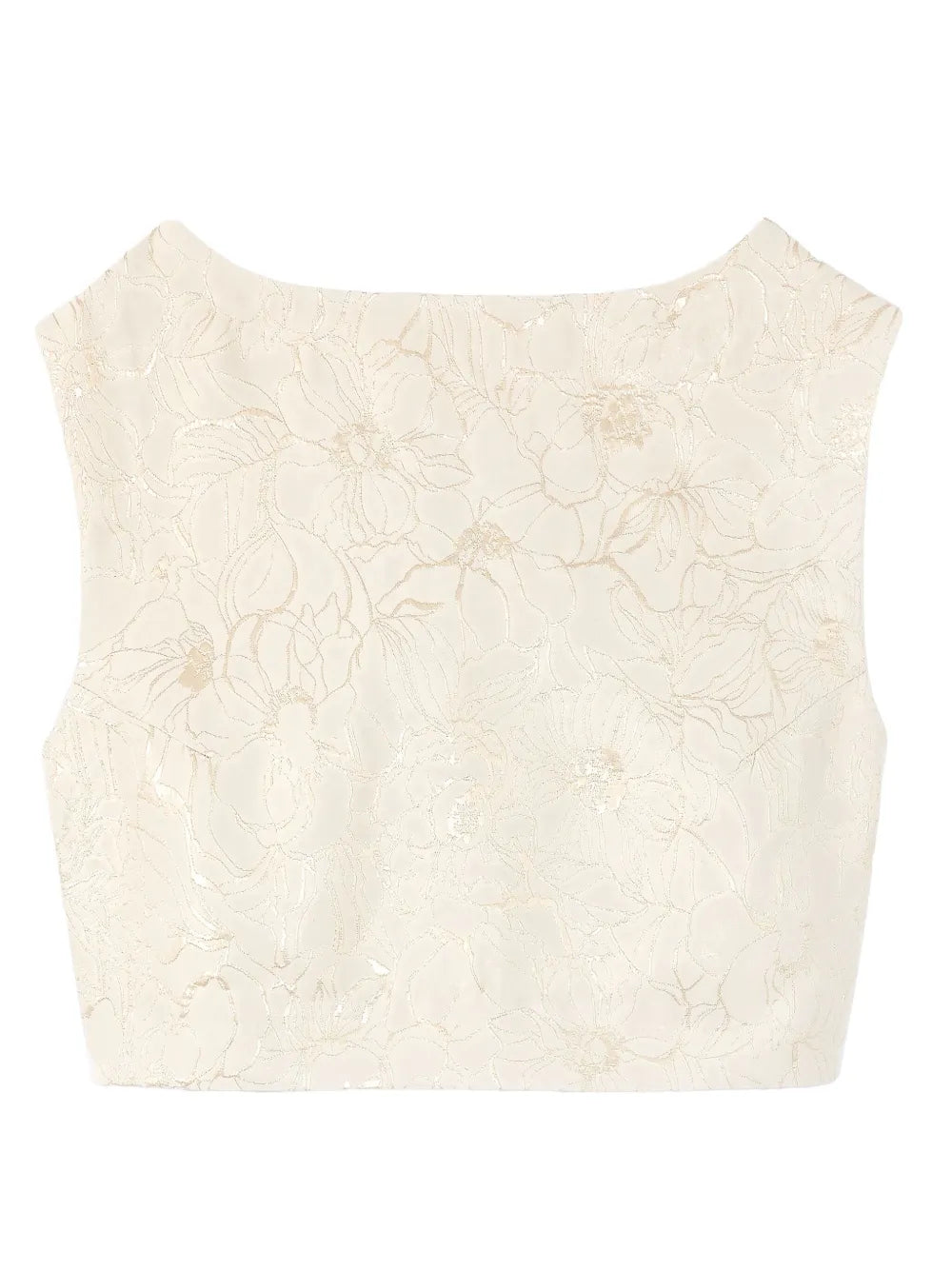 Jacquard Sleeveless Top