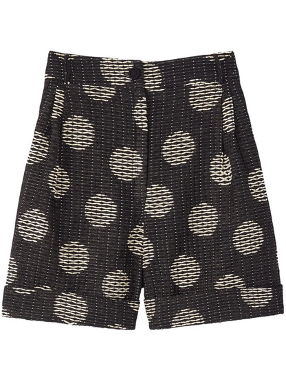 Daniel Polka-Dot Jacquard Shorts