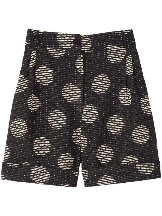 Daniel Polka-Dot Jacquard Shorts
