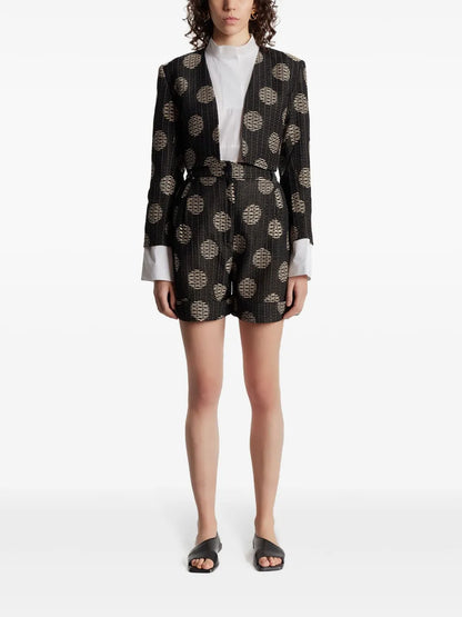 Daniel Polka-Dot Jacquard Shorts