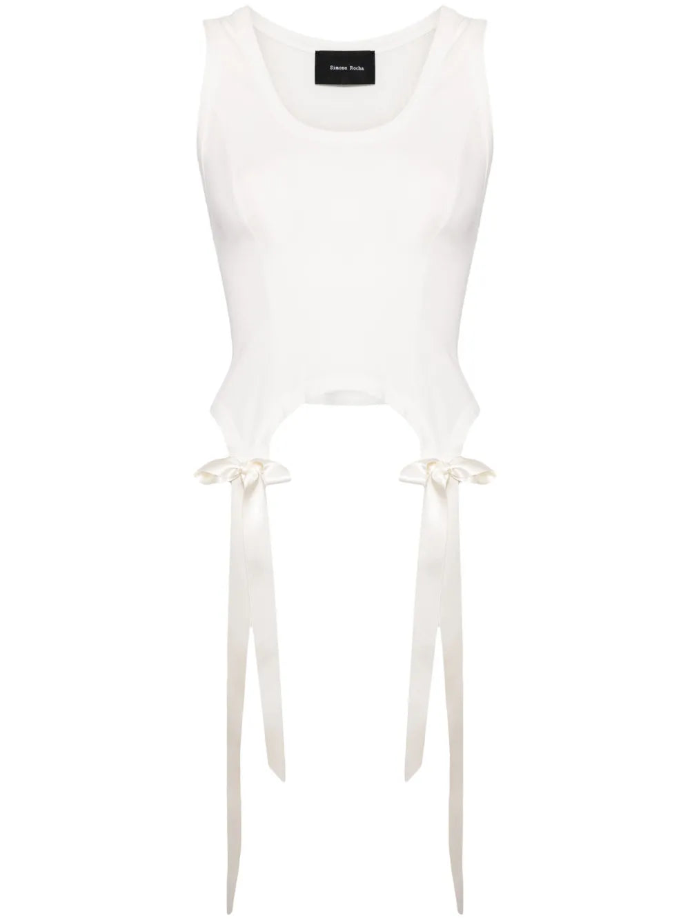 Easy Bow Tails Cotton Tank Top