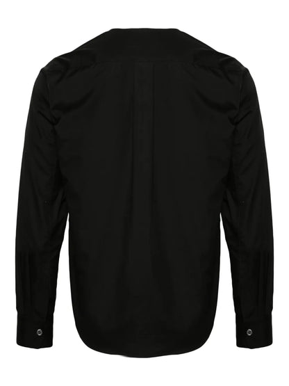 Buckle-Detailed Poplin Shirt