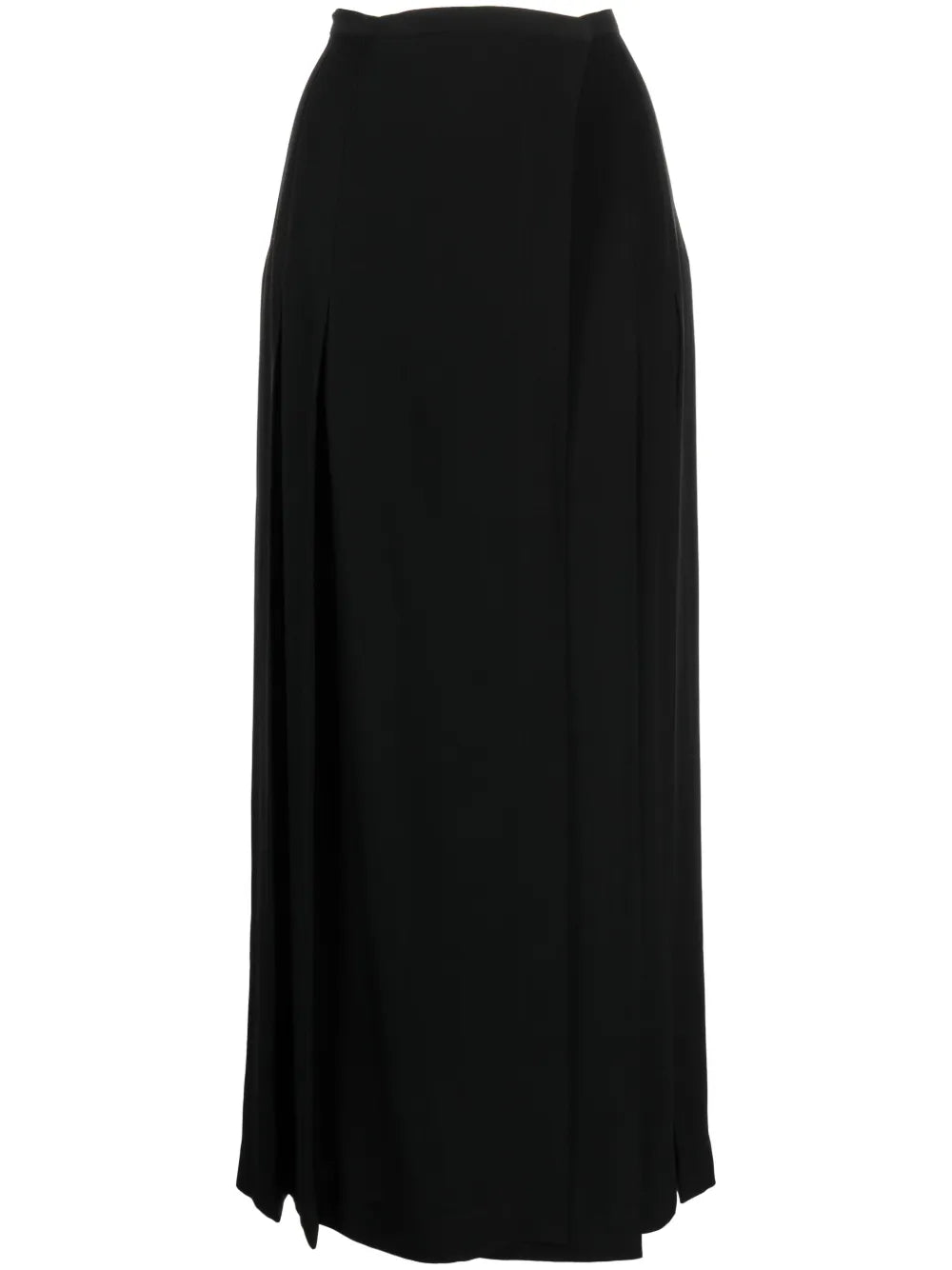 Pleated Wrap Skirt