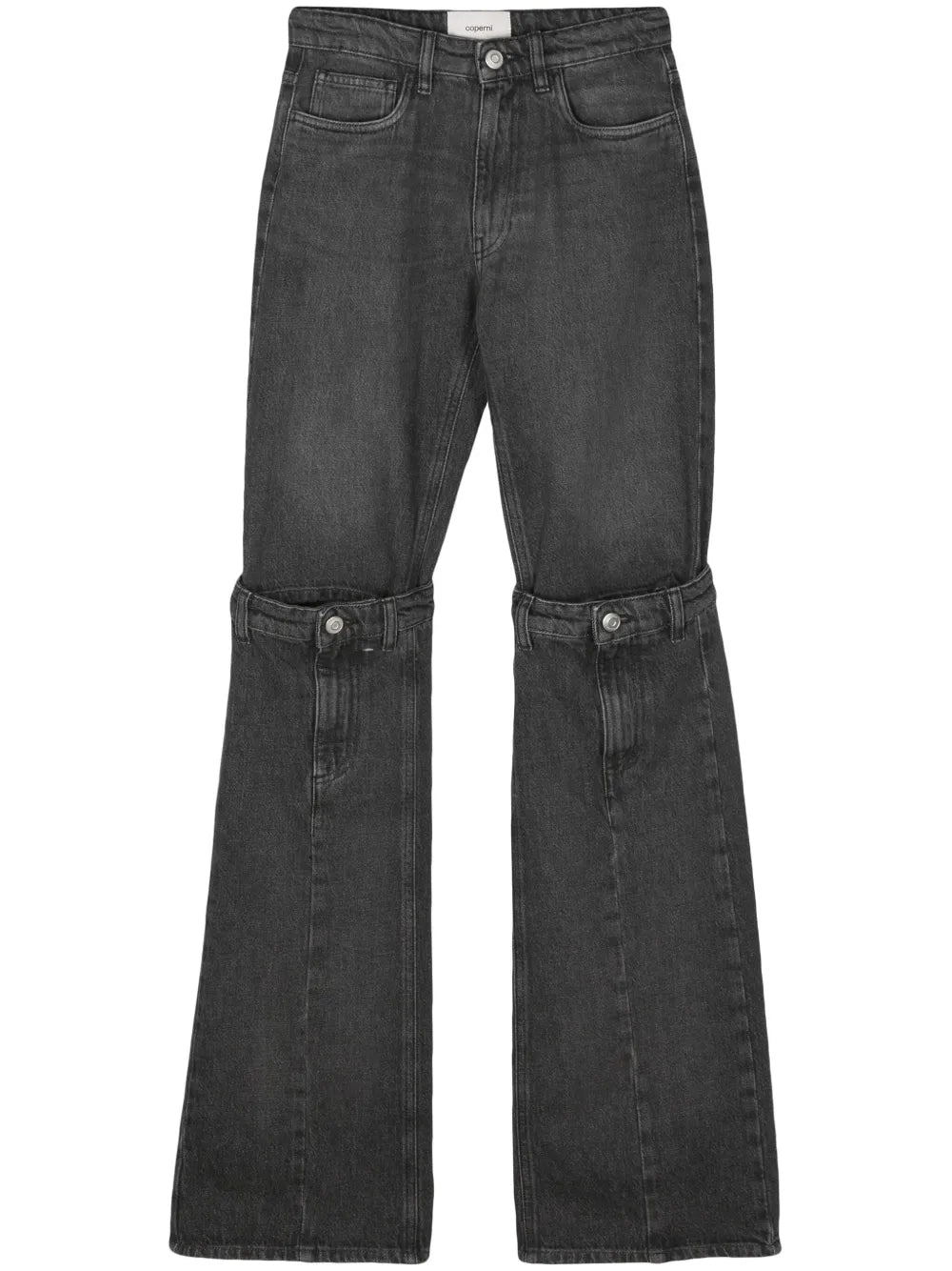 Mid-Rise Wide-Leg Jeans