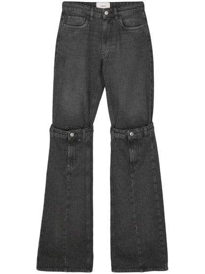 Mid-Rise Wide-Leg Jeans