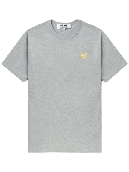 Heart-Patch Cotton T-Shirt
