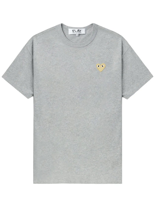Heart-Patch Cotton T-Shirt