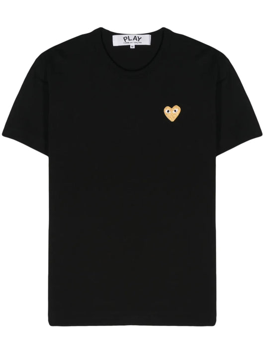 Heart-Patch Cotton T-Shirt