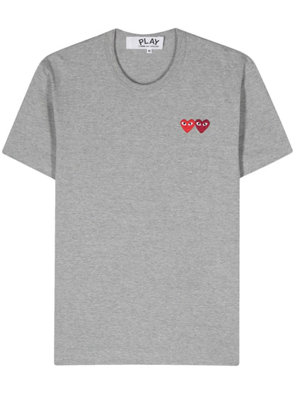 Heart-Patch Cotton T-Shirt