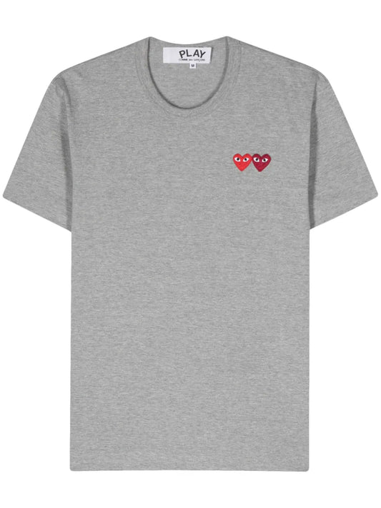 Heart-Patch Cotton T-Shirt