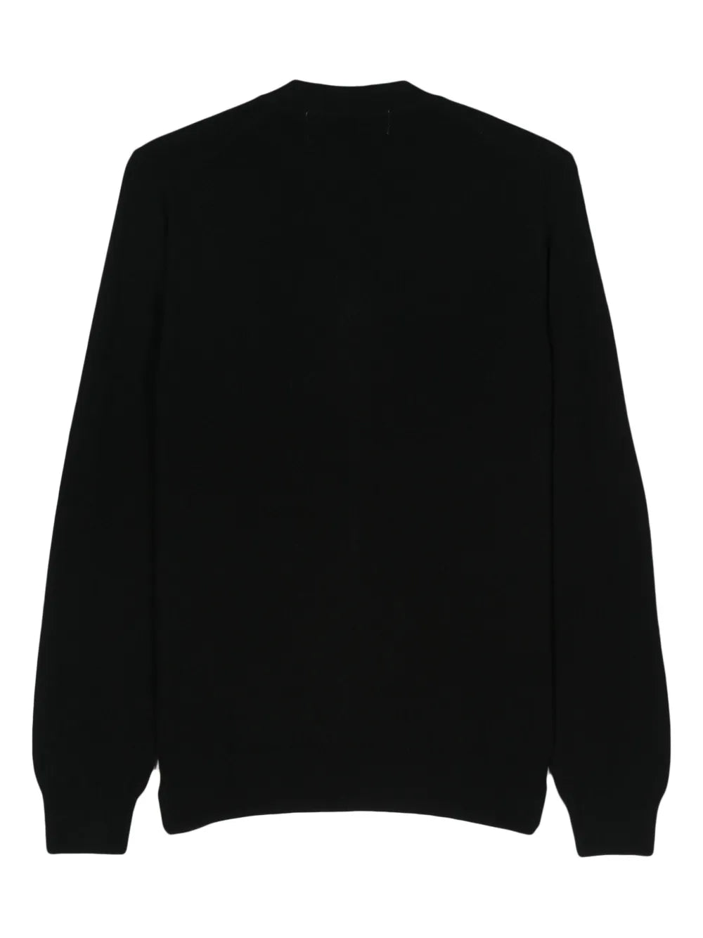 Heart-Patch Wool Cardigan