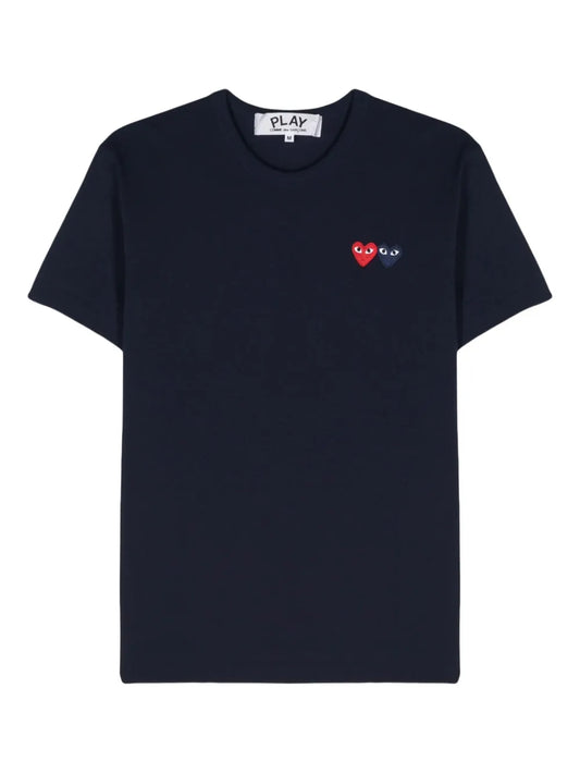 Heart-Patch Cotton T-Shirt