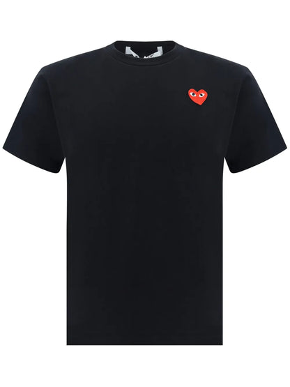 Heart-Patch Cotton T-Shirt