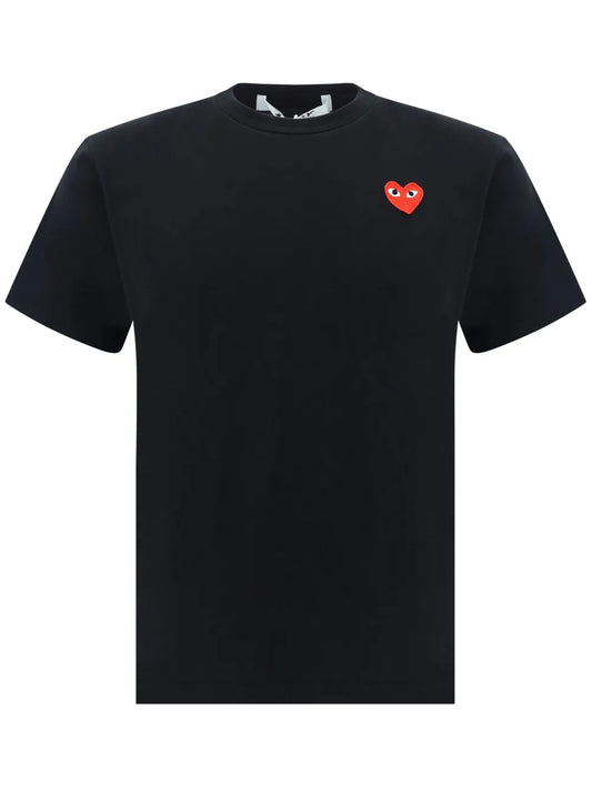 Heart-Patch Cotton T-Shirt