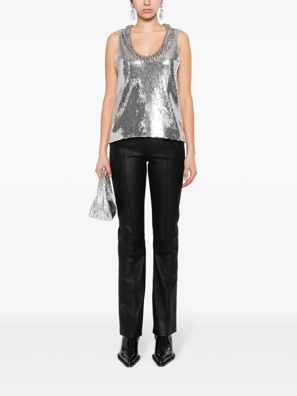 Sequin-Embellished Top