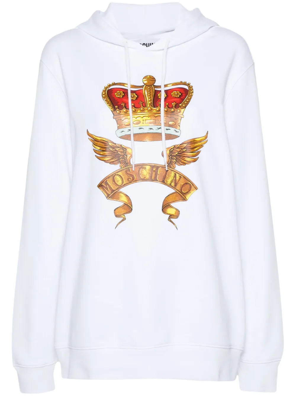 Crown-Print Hoodie